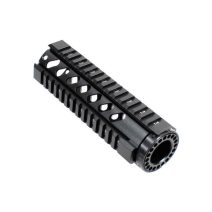 Aim Sports 7 inch AR free float quad rail handguard with black anodized aluminum finish