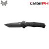 Benchmade Claymore Black Tanto Serrated automatic knife with CPM-D2 tanto blade and textured black handle