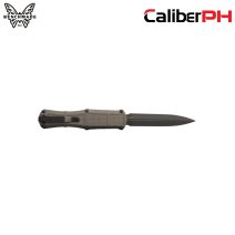 Benchmade Claymore Ranger Green Grivory OTF Dagger automatic knife with CPM-D2 blade