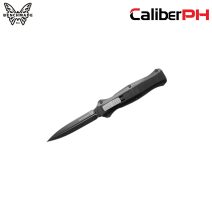 Benchmade Infidel OTF Black Aluminum Dagger with black aluminum handle