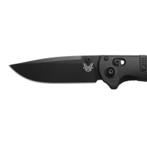 Benchmade Redoubt knife with black Grivory handle, CPM-D2 drop point blade, and AXIS Lock