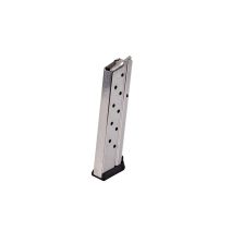 Chip McCormick CMC Railed Power Magazine for 1911 .45 ACP, 10-round stainless steel magazine, model M-RPM-45FS10