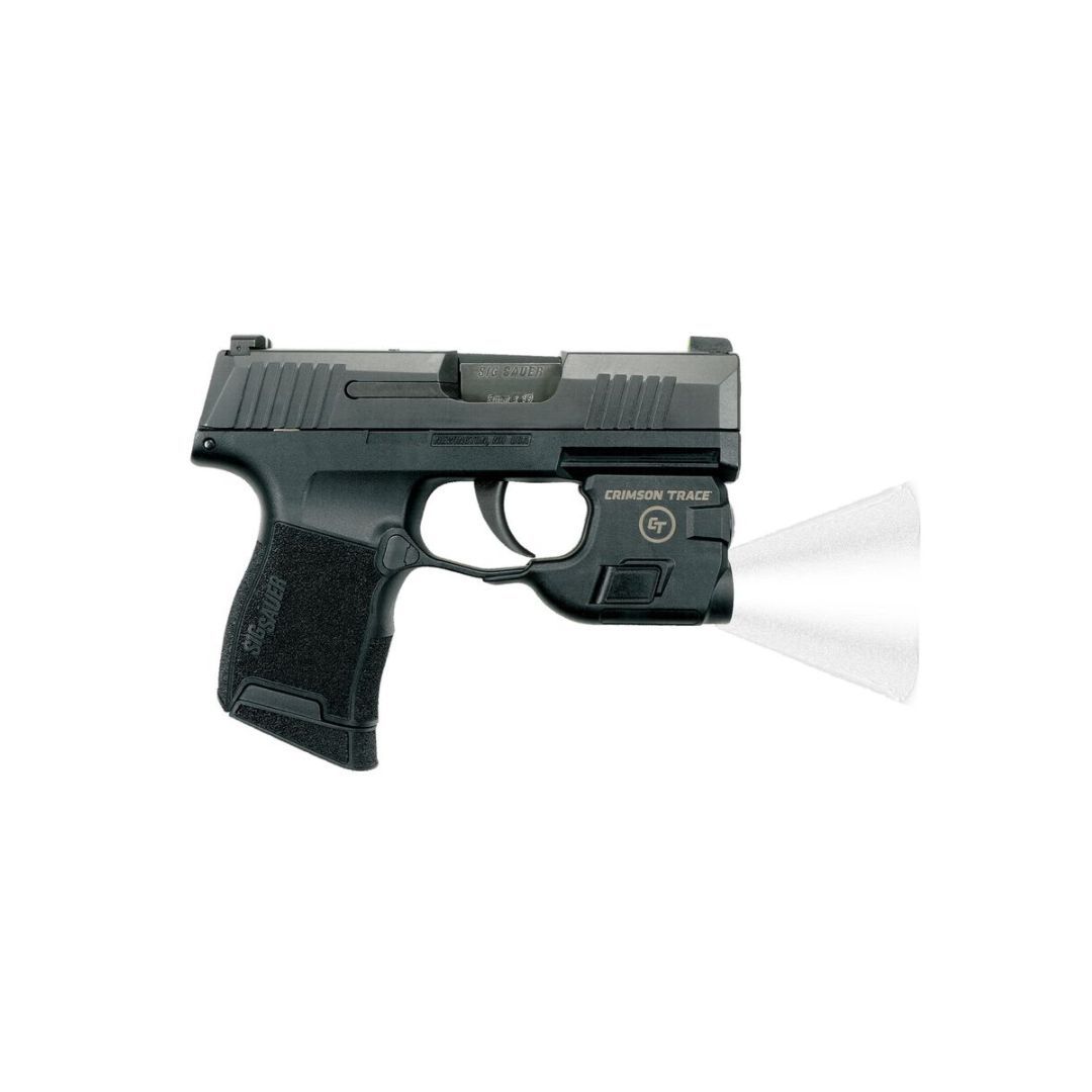 Crimson Trace LTG-772 Lightguard for Sig Sauer P365/P365SAS/P365XL 6 Crimson Trace LTG-772 Lightguard 110 Lumen LED tactical light for SIG Sauer P365, P365 SAS, and P365 XL.
