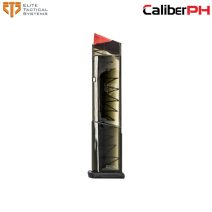 Elite Tactical Systems 12-round extended magazine for Smith & Wesson Shield 9mm handgun
