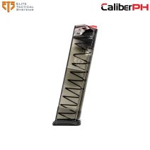 ETS Pistol Magazine 19round Glock 22 .40 S&W with Smoke Polymer Finish