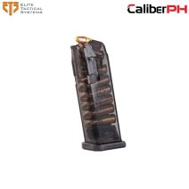 ETS Group Magazine Glock 19 9mm 15round Smoke Polymer