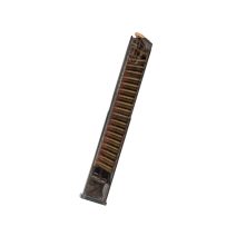 ets group 40round extended 9mm magazine for glock 17 18 19 19x 26 34 45 49 smoke polymer
