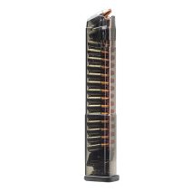 ETS Group Pistol Magazine 32rd 9mm Luger Compatible w/ Glock 17 - Smoke Polymer