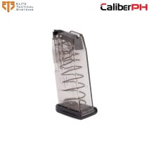 ETS Group 10-Round 9mm Magazine for Glock 26 Smoke Polymer