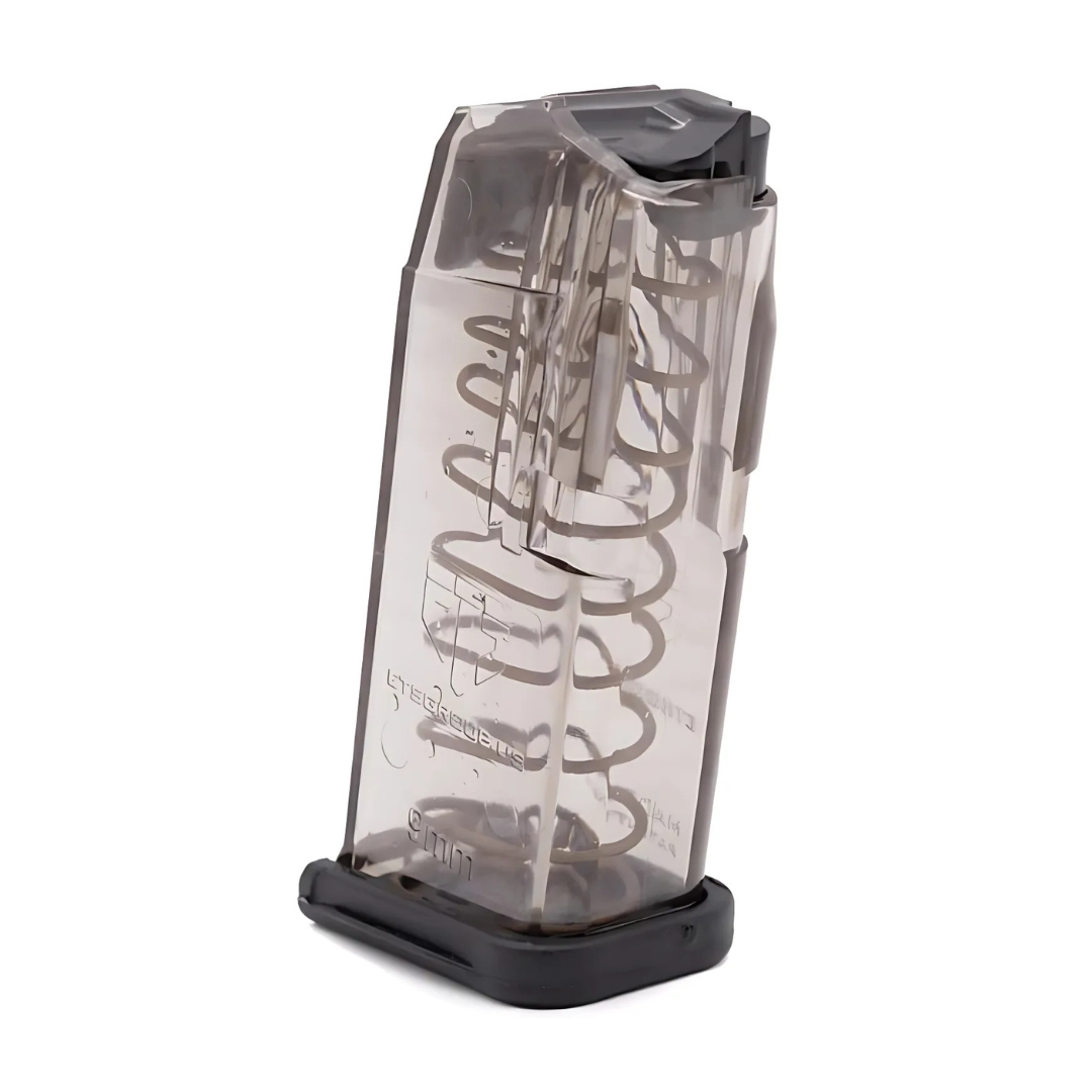 ETS Group 10-Round 9mm Magazine for Glock 26 Smoke Polymer
