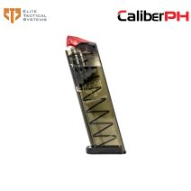 ETS Group - Elite Tactical Systems Pistol Magazine - 15round - Standard 9mm Luger - Compatible with SIG P320 - Smoke Polymer
