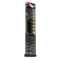 ETS Group - Elite Tactical Systems - Pistol Magazine - 19round - Extended - 9mm Luger - Compatible with Glock 43X/48 - Smoke Polymer