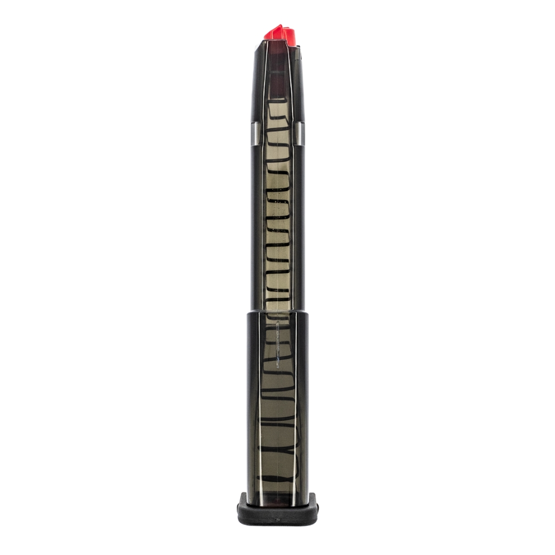 ETS Group - Elite Tactical Systems - Pistol Magazine - 19round - Extended - 9mm Luger - Compatible with Glock 43X/48 - Smoke Polymer