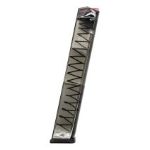 ETS Group 30-Round Extended .40 Cal Glock Magazine - Smoke Polymer