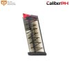ETS Group Pistol Mags 7rd 9mm Luger for Glock 43 - Smoke Polymer