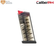 ETS Group Pistol Mags 7rd 9mm Luger for Glock 43 - Smoke Polymer