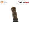 ETS Group - Elite Tactical Systems Pistol Magazine - 9round - Extended 9mm Luger - Compatible with Glock 43 - Smoke Polymer