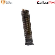 ETS Group Glock17 9mm 27-round competition legal smoke polymer magazine