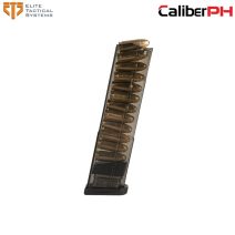 ETS Group Glock43 9mm 12-round smoke polymer magazine