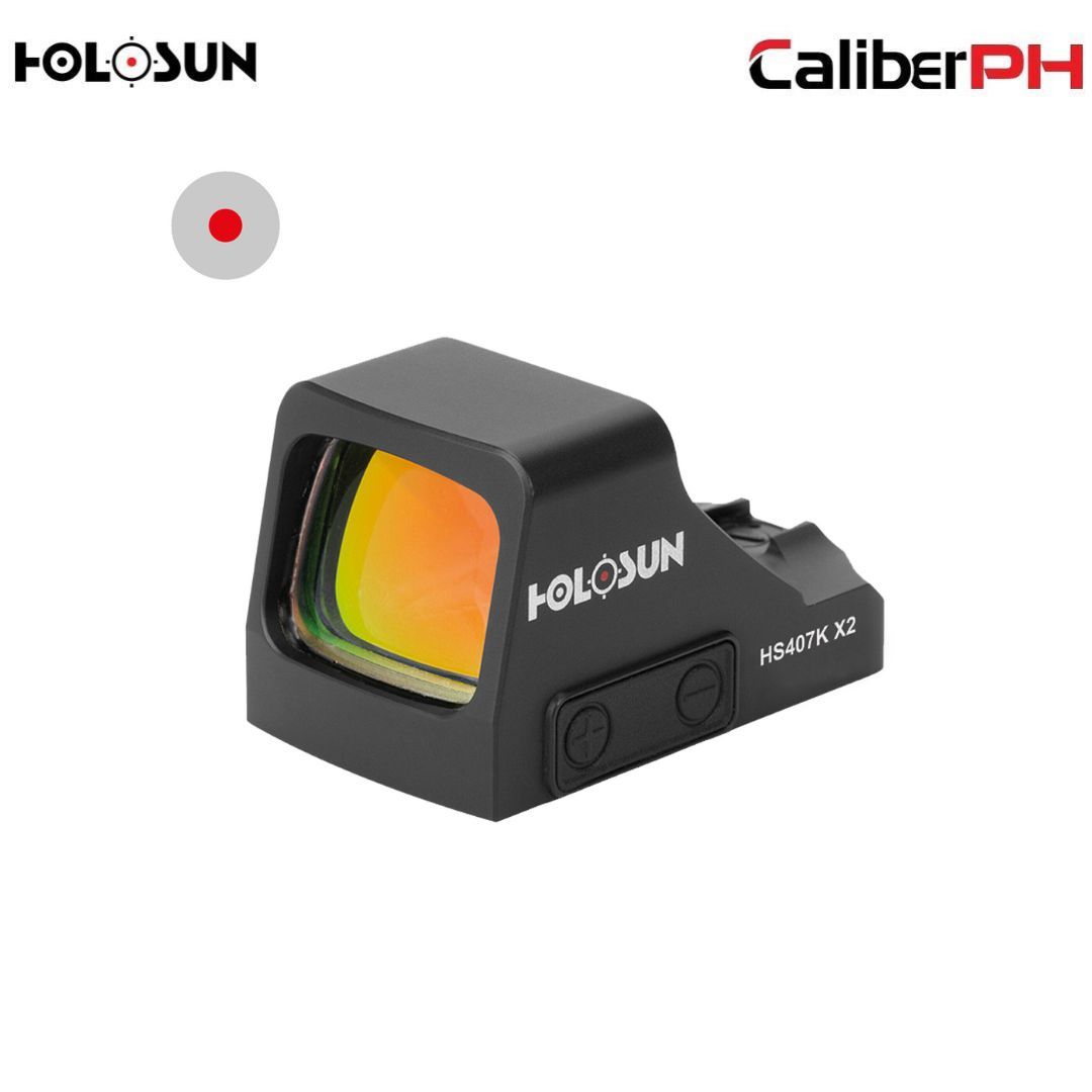 Holosun - HS407K-X2 - Reflex Sight 0.58 x 0.77 6 MOA Red Dot Reticle - Black Anodized 1 Holosun - HS407K-X2 - Reflex Sight 0.58 x 0.77 6 MOA Red Dot Reticle - Black Anodized