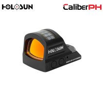 Holosun - HE407C-GR-X2 - 0.63 x 0.91 2 MOA Green Dot Reticle - Black Anodized