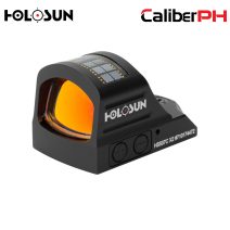 Holosun Black Anodized 0.63 x 0.91 2 MOA Red Dot/32 MOA Red Circle Multi Reticle