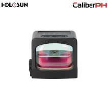 Holosun - EPS-RD-MRS - 0.63 x 0.91 2 MOA Red Dot / 32 MOA Red Circle Multi Reticle - Black Anodized