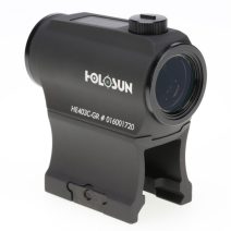Holosun HE403C-GR Black Anodized 1x20mm 2 MOA Green Dot Reticle - Rifle Sight