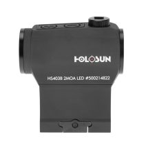 Holosun HS403B Black Anodized 1 x 20mm 2 MOA Red Dot Reticle