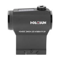 Holosun HS403C Black Anodized 1x 20mm 20mm Tube 2 MOA Red Dot Reticle 2 MOA Dot Carbine/Rifle