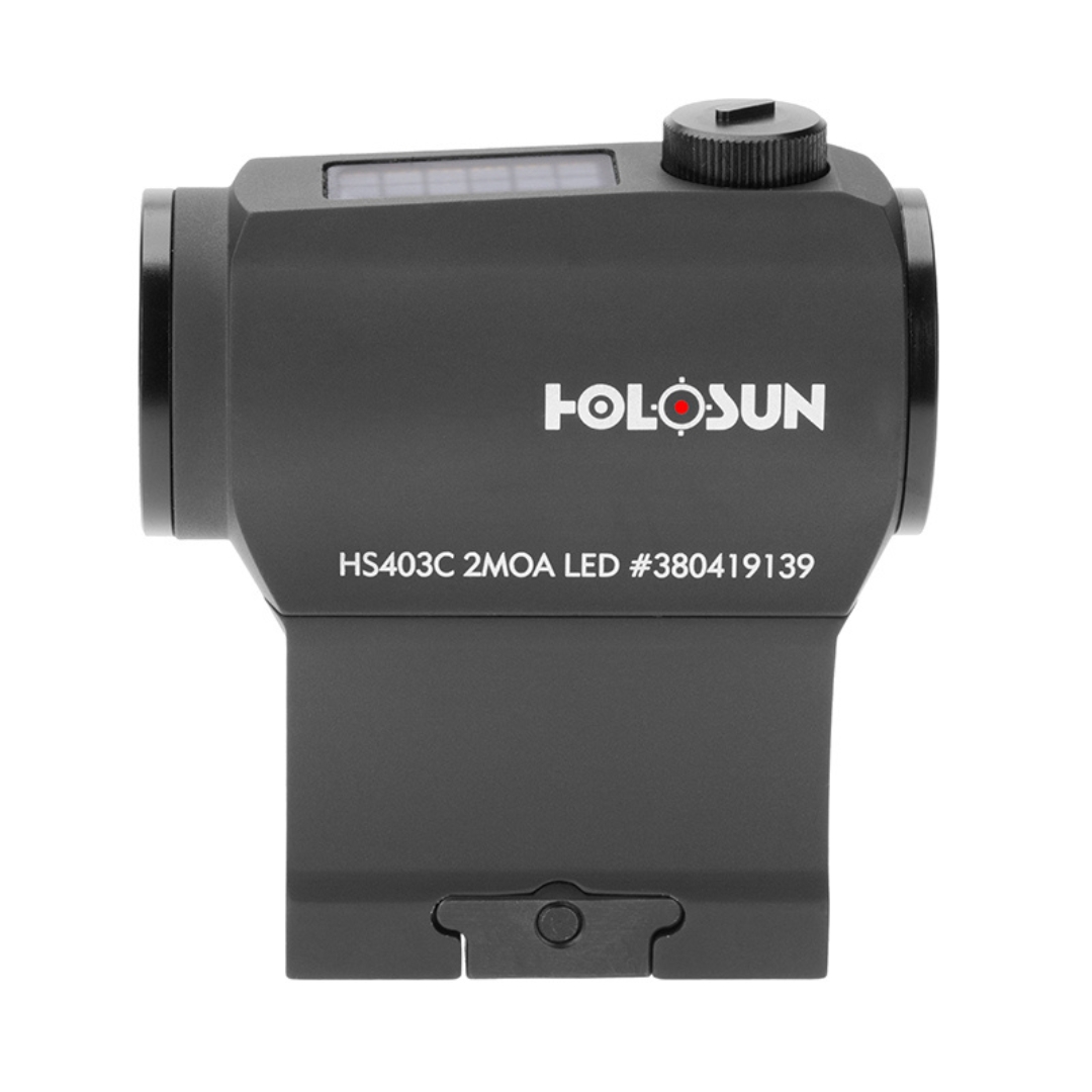 Holosun HS403C Black Anodized 1x 20mm 20mm Tube 2 MOA Red Dot Reticle 2 MOA Dot Carbine/Rifle