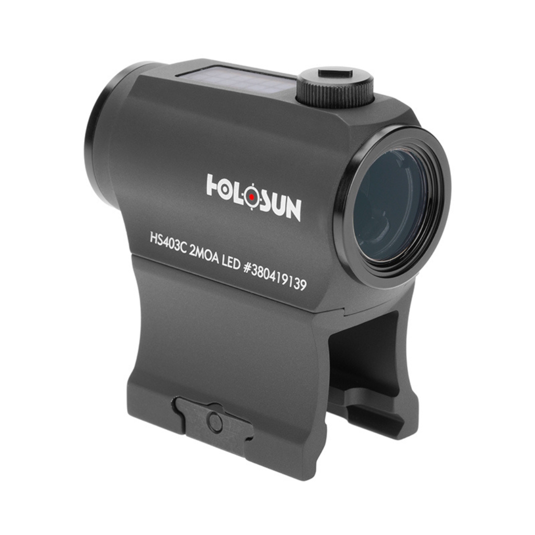 Holosun HS403C Black Anodized 1x 20mm 20mm Tube 2 MOA Red Dot Reticle 2 MOA Dot Carbine/Rifle