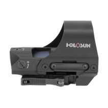 Holosun Reflex sight Black Anodized 0.91 x 1.26 2 MOA Red Dot/65 MOA Red Circle Multi Reticle