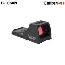Holosun scs-p10-gr solar green dot sight for cz p10 pistol with co-witness capability and battery-free operation