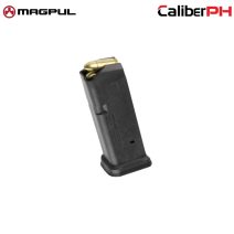 Magpul PMAG GL9 15rd 9mm Luger Compatible w/Glock 19 Black Polymer