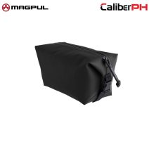 Magpul DAKA Takeout Bag made of Polymer with Anti-Slip Texture Black Finish, QR Buckles, 550 Paracord & Full Length Zipper 6.25" H x 4" W x 7.75" L