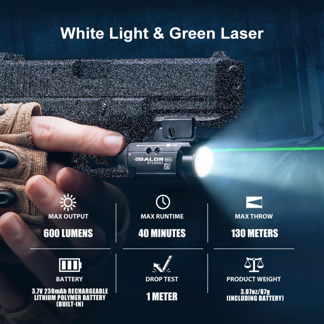 Olight - Baldr Mini - 600 Lumens 10 OLIGHT BALDR MINI 600LUM