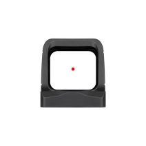 Olight Osight red dot sight showing 3 MOA dot reticle