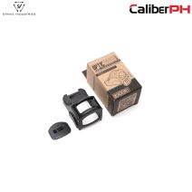 Strike Industries Optic Cover for Holosun 407C 507C in Black (SI-OPC-HS-BK) with lens cover plate.