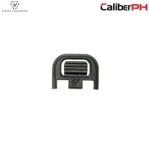 Strike Industries Polyflex Slide Backplate for Glock and M&P pistols in lightweight polymer.