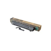 Strike Industries 13.5 inch Strike Rail AR-15 Handguard in Black with included barrel nut and wrench.