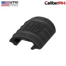 UTG Picatinny Rail Covers 12-Pack Black RB-HP12B-B for tactical handguards.