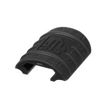 UTG Picatinny Rail Covers 12-Pack Black RB-HP12B-B for tactical handguards.