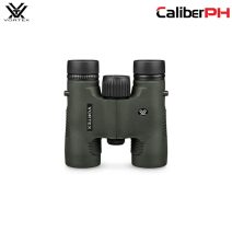 Vortex Diamondback HD 10x28 compact binoculars for hiking and travel.